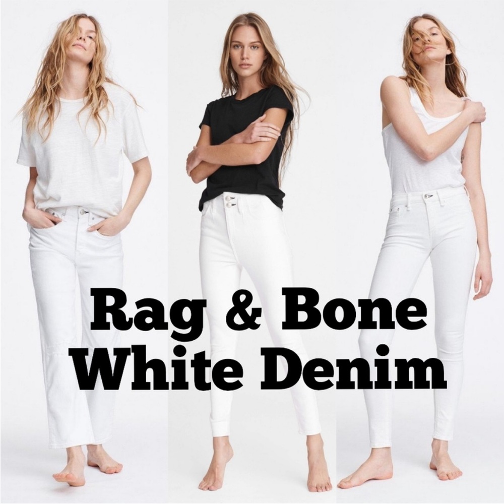 Rag & Bone random white nwt jean various sizes from 24-32